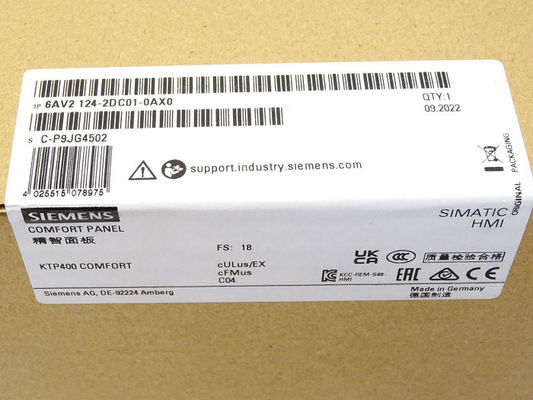 6AV2124-2DC01-0AX0 Siemens PLC , Siemens HMI KTP400 4.3In 16M Colors LED