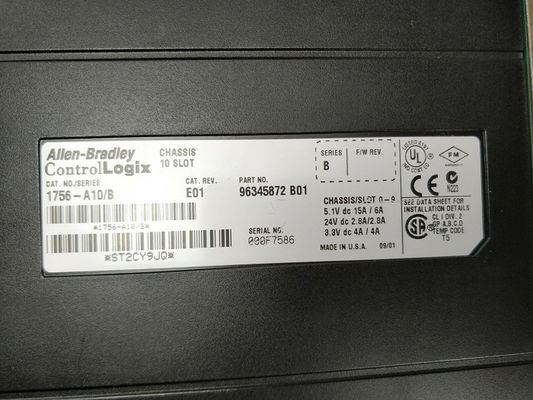 ControlLogix Rockwell Allen Bradley PLC 1756-A10 Input Output Ten Slot