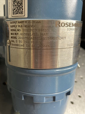 Rosemount 2051 Pressure Industrial Transmitters 2051TG3A2B21AS5B4M5T1Q4CT