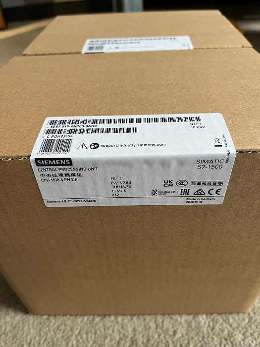 CPU 1518-4 Siemens PLC SIMATIC S7-1500 6ES7518-4AP00-0AB0 6ES75184AP000AB0
