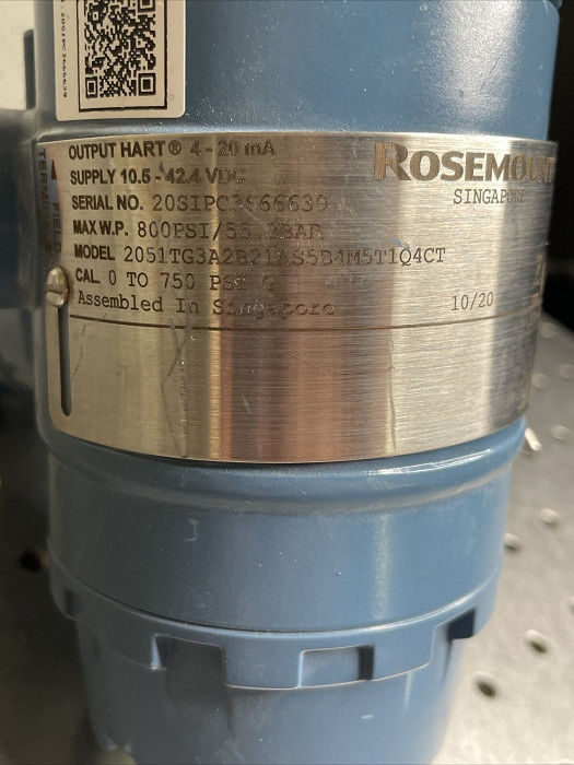 Rosemount 2051 Pressure Industrial Transmitters 2051TG3A2B21AS5B4M5T1Q4CT