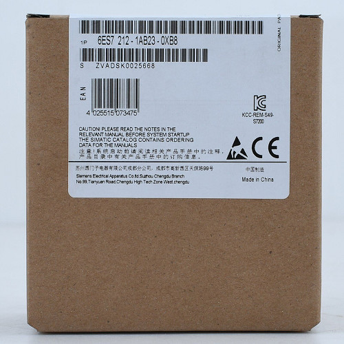 DC Power Supply Siemens PLC 6ES7212-1AB23-0XB8 S7-200CN CPU222 8 DI DC / 6 DO DC