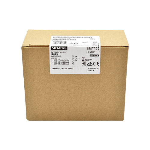 6ES7155-6AA01-0BN0 Siemens SIMATIC ET 200SP PROFINET 155-6PN ST With Bus Adapter