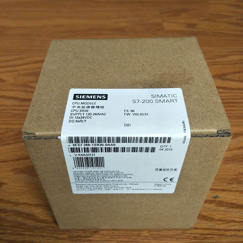 6ES7288-1SR20-0AA0 Siemens SIMATIC S7-200 CPU SMART SR20 I/O 12 DI 24V DC
