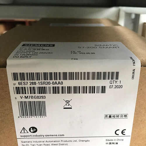 6ES7288-1SR20-0AA0 Siemens SIMATIC S7-200 CPU SMART SR20 I/O 12 DI 24V DC