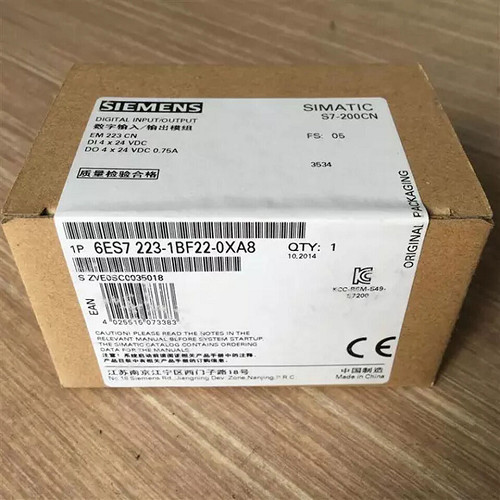 SIMATIC S7-200 Siemens PLC 6ES7223-1BF22-0XA8 For S7-22X CPU 4 DI/4 DO 24 VDC