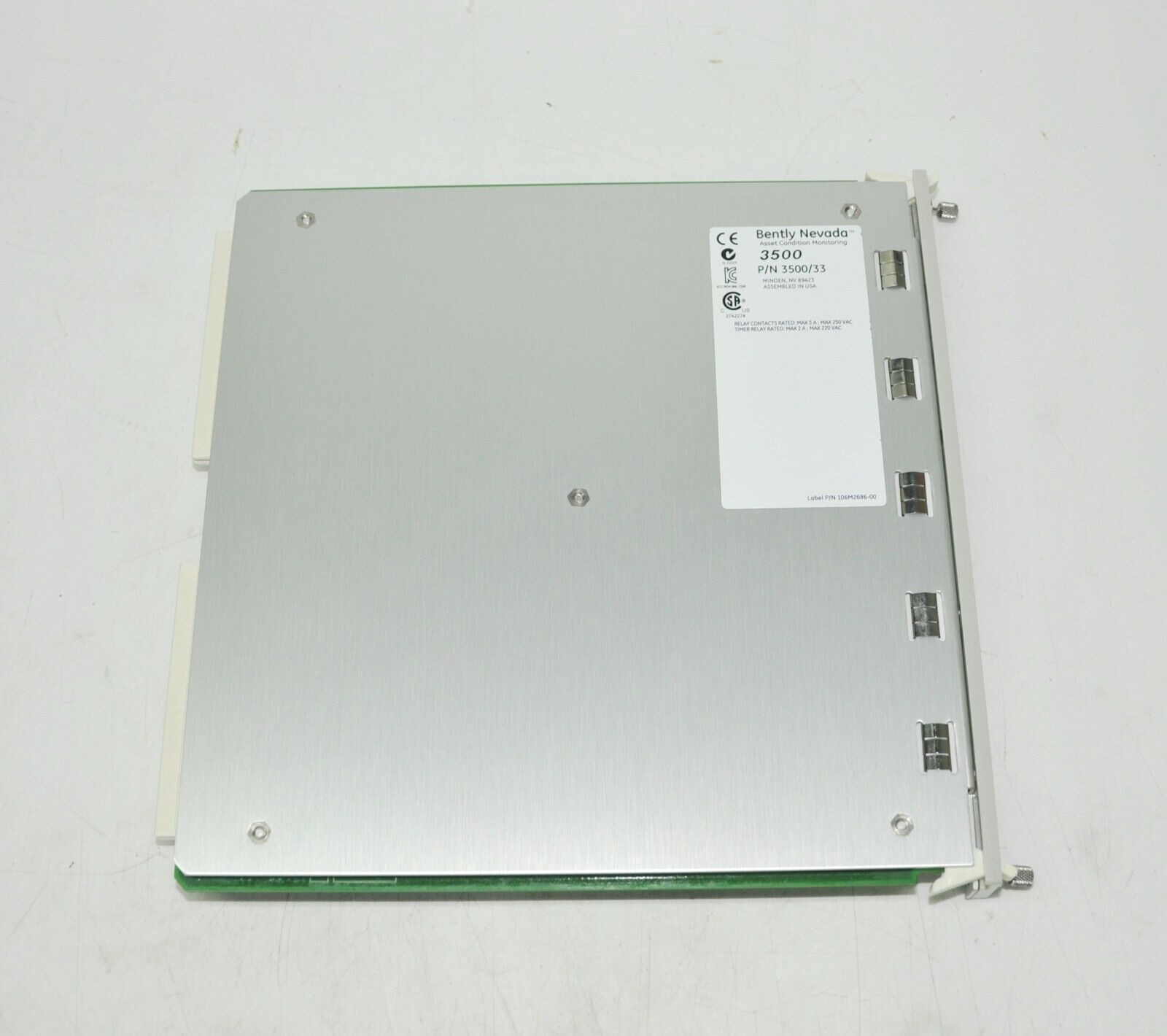 16 Channel Relay Bently Nevada Module 3500/33 PWA 149992-01