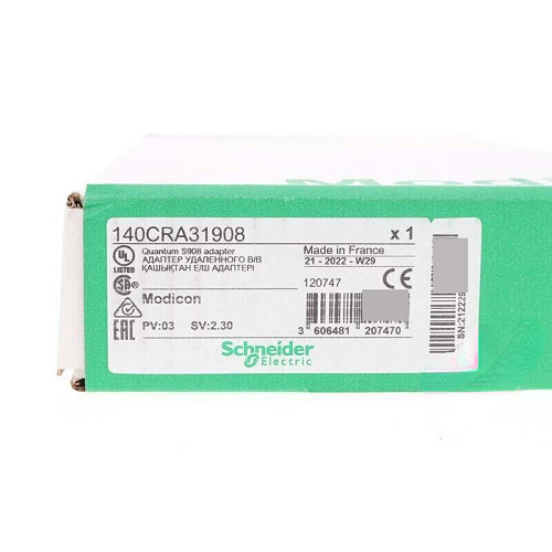 140CRA31908 Schneider Electric Module Modicon M580 Quantum S908 RIO Drop Adapter