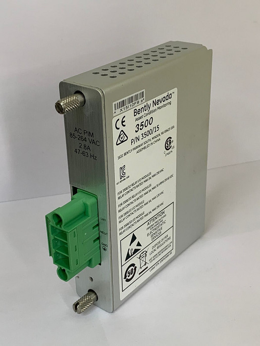 3500/15-01-01-00 Bently Nevada Module AC And DC Power Supply 125840-01 125840-02
