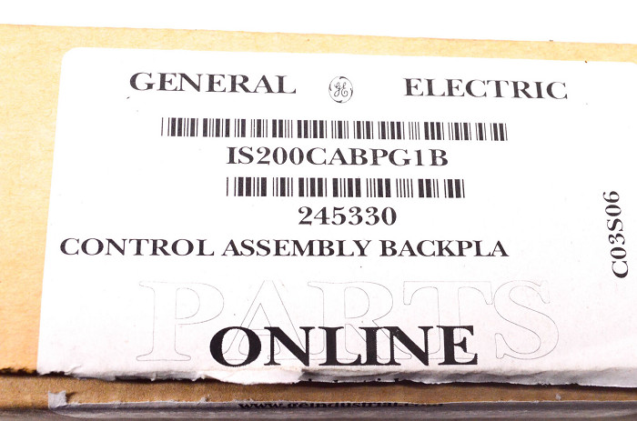 General Electric Backplane Board Control Assembly Mark VI IS200 IS200CABPG1B