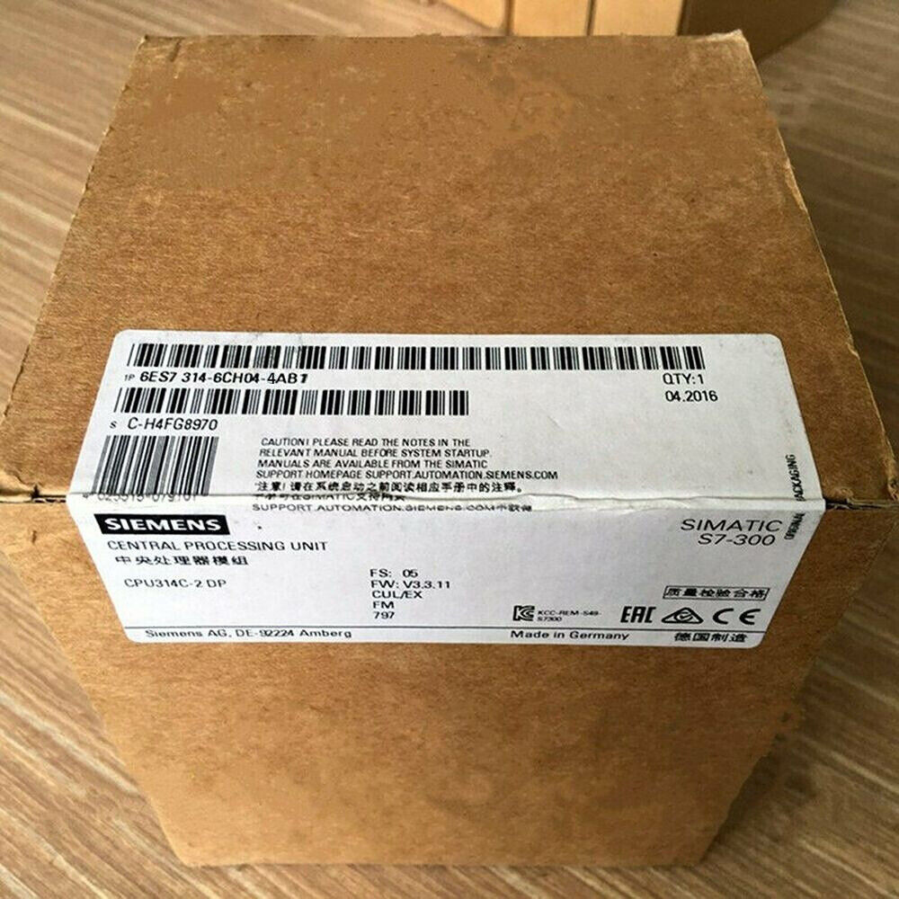 Siemens SIMATIC S7-300 6ES7314-6CH04-4AB1 CPU 314C-2 DP Compact CPU