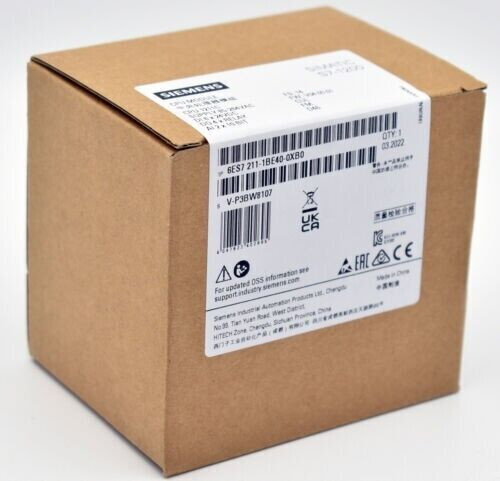 Siemens SIMATIC S7-1200 | 6ES7211-1BE40-0XB0 | Compact Central Processing Unit (CPU 1211C)